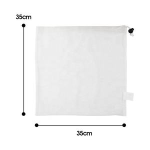 Eco-Friendly Cotton <b>Net</b> <b>Bag</b> with Customizable Size Portable & Recyclable for Cosmetics and Toys - Product Image 6