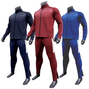 Offre Spéciale veste Slim Fit pour hommes ensembles de baseball personnalisés de haute qualité pour hommes ensembles Slim Fit unisexe uni costumes d'échauffement personnalisés - Product Image 6