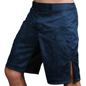 100% coton Polyester Gym Fitness décontracté impression par Sublimation Logo personnalisé Design différentes couleurs fabrication hommes boxe Short - Product Image 3