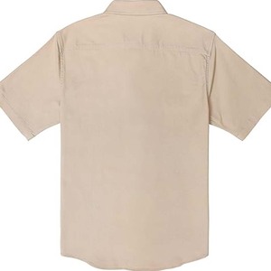 T-shirt décontracté à manches courtes en tricot pour homme, couleur unie, personnalisable avec logo, taille personnalisée, écologique, vente chaude OEM ODM - Product Image 2