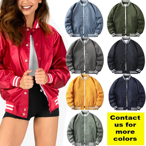 Vente en gros de manteaux de cuir brodés personnalisés à la mode veste universitaire de baseball veste Letterman taille personnalisée - Product Image 2