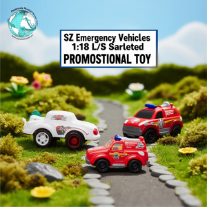 รถฉุกเฉิน SZ ขนาด 1:18 ของเล่นโปรโมชั่นแบบเรียงลำดับ L&S - Product Image 3