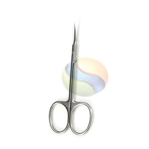 Tijeras Curvas para Cutículas de Grado Profesional, Herramienta de Manicura de Alta Precisión, Tijeras para Cutículas y Uñas Ultra Profesionales |    Cuchilla Curva - Product Image 1