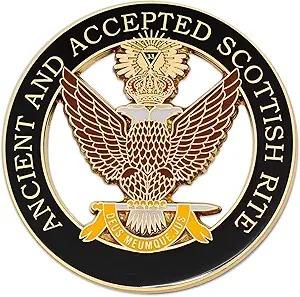 เครื่องประดับเมสันระดับ 33 ของสกอตช์ไรต์ - ปีกขึ้น - เครื่องประดับคอเมสัน งานฝีมือเมสัน ปีกขึ้น เครื่องประดับฟรีเมสัน - Product Image 5