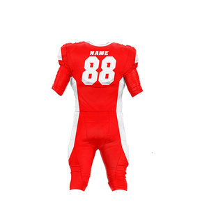 ชุดเสื้อทีมฟุตบอลแบบอเมริกันชุดเสื้อตาข่ายระบายอากาศชุดเสื้อกางเกงสำหรับไปโรงเรียนวิทยาลัย - Product Image 6