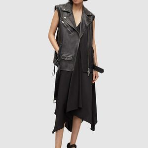 Chaleco de Verano de Lona para Hombre, de Alta Calidad, con Exterior de Cuero Genuino, Antipilling, Transpirable, Talla Personalizada - Product Image 2