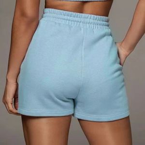 Shorts Casuales de Cintura Alta para Mujer, Elegantes, Deportivos, para Correr, Multicolores, Transpirables, de Secado Rápido, 100% Poliéster, Gran Venta - Product Image 4