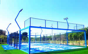 Cancha de Pádel de alta calidad en todo el mundo a la venta Cancha de Pádel panorámica con 18 piezas de <span class=keywords><strong>gafas</strong></span> templadas - Product Image 4