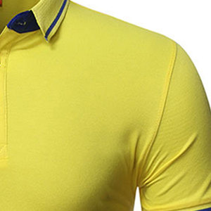 Offre Spéciale 100% coton pour hommes pour polos sur mesure tissu tricoté de couleur unie fabriqué au Pakistan - Product Image 5