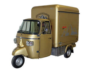 Triciclo Eléctrico para Comida, Carrito de Comida Móvil, Camioneta de Comida Callejera de Tres Ruedas, Resistente a la Corrosión, 5 Años de Garantía, para Café, Pizza, Tacos, Helados - Product Image 4