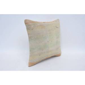 Oreiller Patchwork Kantha en laine beige 12x12 pouces luxueux Vintage brodé moelleux imprimé coussin rustique pour une utilisation au sol - Product Image 3