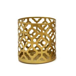 Portavelas Votivas de Hierro Dorado Personalizados para Decoración de Mesa en Bodas, Navidad y Eventos - Product Image 5