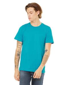52% Airlume Coton peigné et filé à l'anneau 48% Polyester 32 T-shirts simples avec matériau en fibre de bambou - Product Image 2