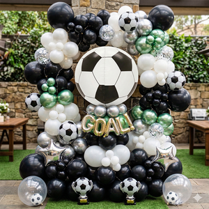 Ballon de fête 4D en forme de ballon de football, modèle 44345, idéal pour les événements sportifs - Product Image 4