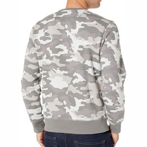 Sudadera de Manga Larga para Hombre, Cuello Redondo, Ajuste Activo, Diseño Nuevo, Estampado de Camuflaje Personalizado - Product Image 3
