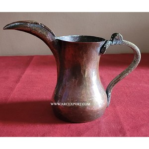 Gold Color Finished <b>Arabic</b> Dallah Serving Supplies Metal Handcrafted Vintage <b>Arabic</b> Server for <b>Tea</b> & Coffee Serving Top Trending - Product Image 5