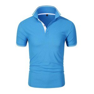 Alta calidad, cómodo, transpirable, verde, informal para XL Polo, venta directa, venta al por mayor, decoración de botones de diseño personalizado corto - Product Image 2