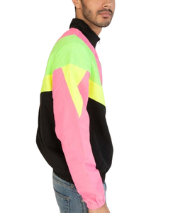 แจ็กเก็ตกันลมโพลีเอสเตอร์ไซซ์ลำลองระบายอากาศกลางแจ้งโลโก้ตามสั่ง - Product Image 4