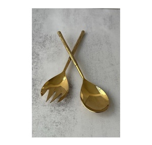 Stainless steel cutlery <b>set</b> gold finished durable flatware <b>set</b> for kitchenware, tableware, catering, hotels and event decor - Product Image 1