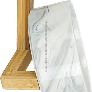 Bol pour chien en acier inoxydable de haute qualité avec support en bois Nouveau design Bol pour nourriture et eau pour chien Technique polie par Falak World Export - Product Image 5