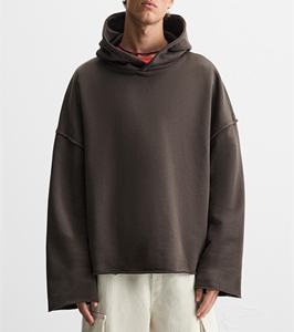 Wholesale Unisex Oversized Drop Shoulder Casual Boxy Hoodie New OEM ODM Services Custom Printed <b>Hoodies</b> for Winter - Product Image 4