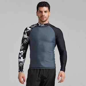 Camiseta Deportiva para Hombre, de Secado Rápido, Ajustada, para Fisicoculturismo, de Poliéster, Camisetas de Fitness para Hombre, Camisetas de Gimnasio para Hombre - Product Image 5