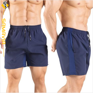 Shorts de course Bermuda pour homme personnalisés, respirants, à séchage rapide, pour l'entraînement athlétique, vêtements de sport, motif uni, style décontracté, poches - Product Image 3