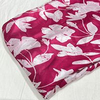 Tissu en polyester et coton tissé Dobby écologique imprimé à la main sur mesure pour vêtements féminins, sacs, textiles de maison, accessoires, tentes, chaussures