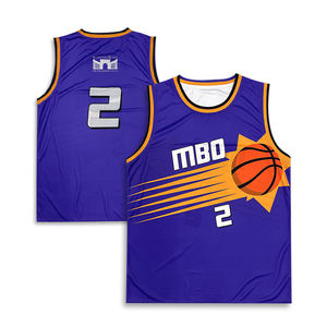 Venta al por mayor de calidad de los hombres de verano uniforme deportivo personalizado transpirable baloncesto deportes personalizado ropa de baloncesto - Product Image 1