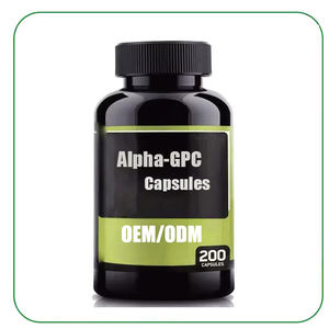 Vendedor caliente Alpha-GPC Cápsulas Enfoque de memoria y suplementos de soporte cerebral Glicerofosfato 500mg 600mg Alpha Gpc Cápsulas - Product Image 2