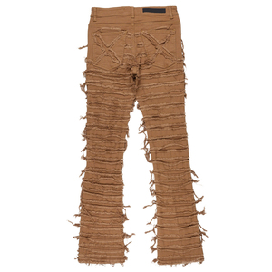 <b>Men</b> Faded Skinny Distressed <b>Jeans</b> Stylish and Durable Ripped Denim Daily Casual Wear Denim <b>Flared</b> <b>Jeans</b> Pant custom logo - Product Image 3