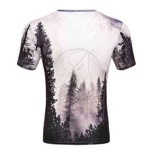 Camiseta personalizada de sublimación de talla grande en precio al por mayor Camiseta personalizada de sublimación - Product Image 2