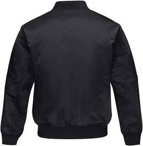 Blouson bombardier personnalisé élégant pour hommes tissu de haute qualité col montant décontracté hiver style XL taille légère caractéristiques nouveau service OEM - Product Image 2