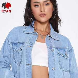 Chaqueta Vaquera de Alta Calidad para Mujer con Costuras Limpias, Diseño Sólido y Ajuste Cómodo para el Día a Día - Product Image 5