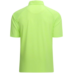 Polos de golf de algodón elástico sólido de manga corta para hombre - Product Image 2