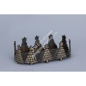 ของตกแต่งบ้านต้นคริสต์มาสโบราณที่ใส่เสาอะลูมิเนียมทำด้วยมือของขวัญแต่งงาน - Product Image 1