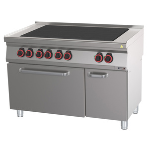 Table de cuisson électrique GN 2/1 120 à 6 plaques avec four statique - Product Image 1