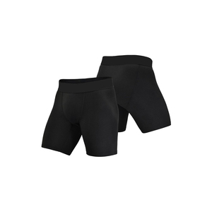 Short de compression sur mesure Short de compression léger et confortable de couleur unie à vendre - Product Image 2