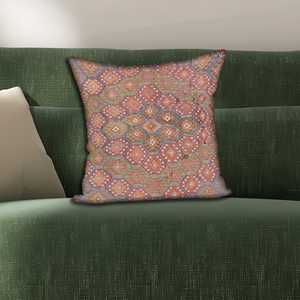 Coussin imprimé floral bohème : Coussin turc vintage pour la décoration de la maison, 8"x8" - 20x20 cm - Product Image 2