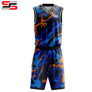 Ensemble d'uniformes de basket-ball maillots et shorts de basket-ball d'équipe OEM ODM vêtements de sport respirant tissu à séchage rapide Kit complet - Product Image 3