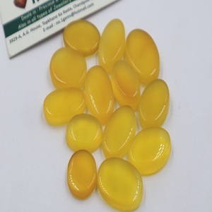 Cabujón de ónix amarillo natural, tamaño libre, piedra preciosa suelta, calcedonia, ágata - Product Image 4
