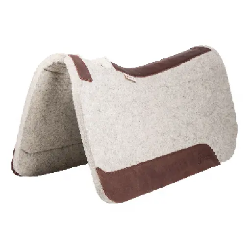 Luxo Horse Saddle Pad Dressage Contorneado Feltro Ranch Pad 100% Extra Fina Lã Feltro Dressage Sela Cobertor Concorrência