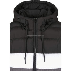 Chaqueta acolchada de invierno personalizada para hombre, nuevo diseño, tela de lona estilo burbuja - Product Image 5