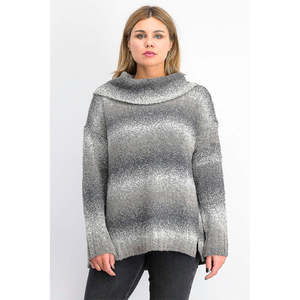 Maglione Casual da Donna Style & Co in Bouclé Sfumato Grigio, Taglia Extra Small per l'Inverno - Product Image 1