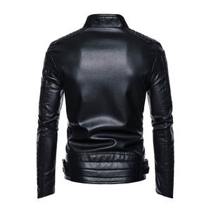 Chaqueta de Cuero para Hombre de Alta Calidad, Fabricada en Pakistán, Chaquetas de Motociclista de Cuero de Primera Calidad para Hombre - Product Image 3
