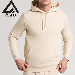 เสื้อฮู้ดดี้แบบหนาสำหรับผู้ชาย เสื้อพูลโอเวอร์ ชุดวอร์ม เสื้อสเวตเชิ้ตผ้าฝ้ายผสมเนื้อนุ่ม สวมใส่สบายๆ แฟชั่นลำลอง เสื้อคลุมสำหรับใส่ทุกวัน โดย Ako - Product Image 1