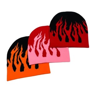 Invierno Unisex bordado tejido Jacquard Beanie sombreros diseño personalizado poliéster/algodón moda cómodo duradero - Product Image 4