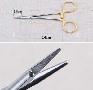 Juego de instrumentos de soporte de aguja manual de acero inoxidable versátil para uso hospitalario y aplicaciones de costura reutilizable - Product Image 6