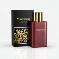 Bouteilles de parfum pour femmes Mingsheng avec impression de logo personnalisée, atomiseur 30 ml, 50 ml, 100 ml, flacons de parfum