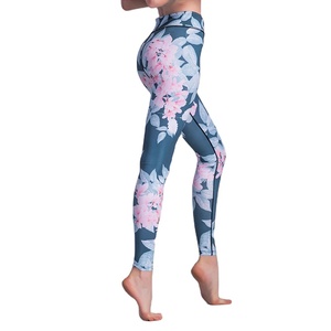 Women Printed Yoga Leggings High Waist Tummy Control Elastic Fitness Gym Colorful Long Sports Tights Activewear <b>Pants</b> - Product Image 4